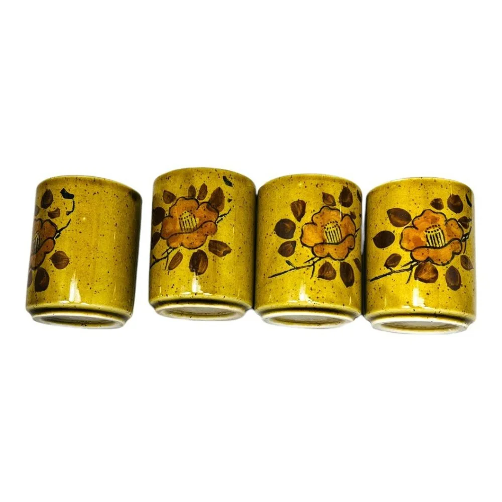 Japanese Vintage Stoneware Tea Set 1960's